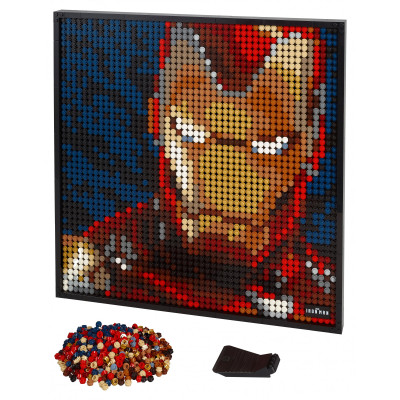 Блоковий конструктор LEGO Art Залізна Людина зі студії Marvel (31199)