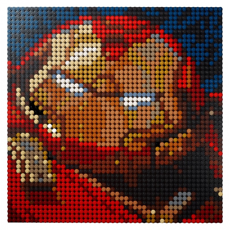 Блоковий конструктор LEGO Art Залізний Людина зі студії Marvel (31199)