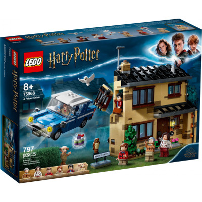 Блоковий конструктор LEGO Harry Potter Тисова вулиця, дом 4 797 деталей (75968)