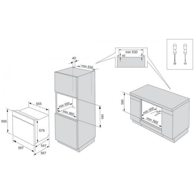 Духовка електрична Gorenje BO74SYW