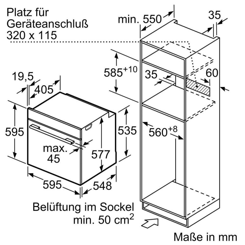 Духовка електрична Siemens HM676G0W1