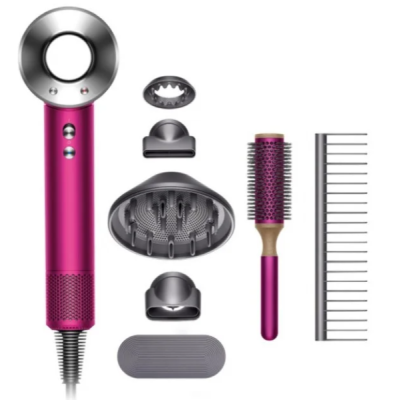 Фен Dyson HD03 Supersonic Fuchsia + Brush Kit