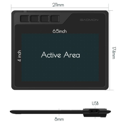 Графічний планшет Gaomon S620