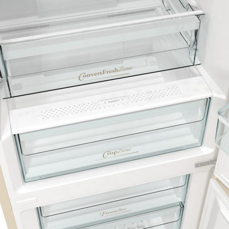 Холодильник з морозильною камерою Gorenje NRK6202CLI