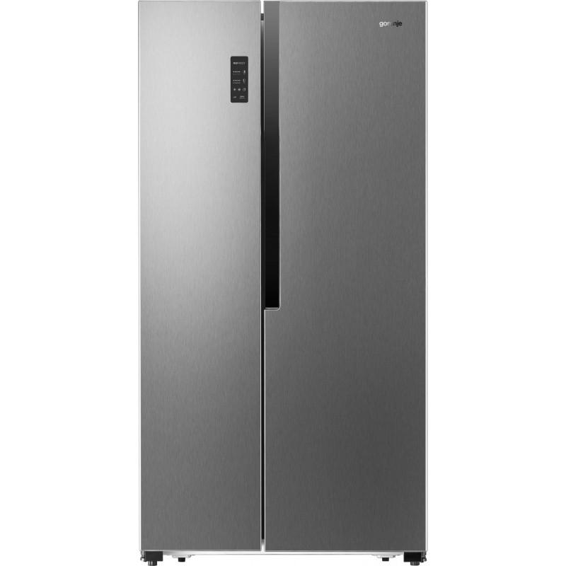 Холодильник з морозильною камерою Gorenje NRS9181MX