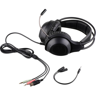Комп'ютерна гарнітура 2E Gaming HG310 LED Black (2E-HG310B)