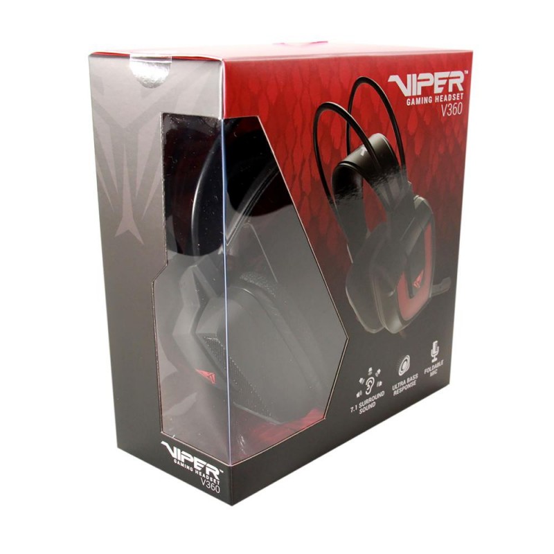 Комп'ютерна гарнітура PATRIOT Viper V360 7.1 Black (PV3607UMLK)