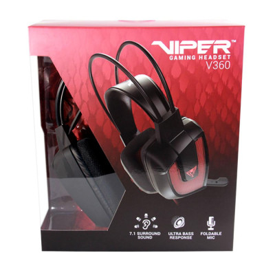 Комп'ютерна гарнітура PATRIOT Viper V360 7.1 Black (PV3607UMLK)