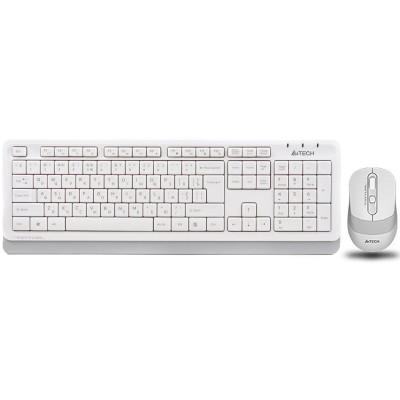 Комплект (клавіатура + миша) A4Tech Fstyler FG1010 White/Grey