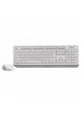 Комплект (клавіатура + миша) A4Tech Fstyler FG1010 White/Grey