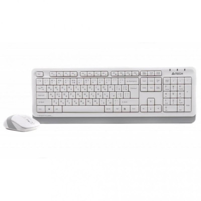 Комплект (клавіатура + миша) A4Tech Fstyler FG1010 White/Grey