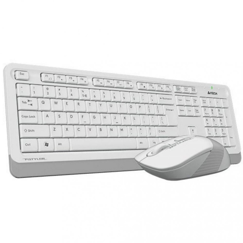 Комплект (клавіатура + миша) A4Tech Fstyler FG1010 White/Grey