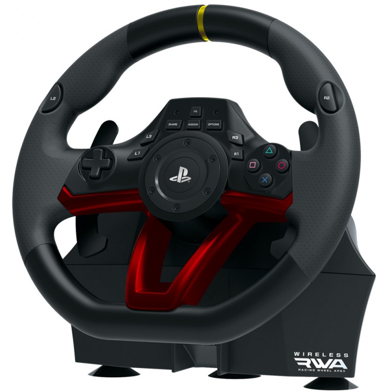 Комплект (кермо, педалі) Hori Wireless Racing Wheel APEX for PlayStation 4 (PS4-142E)
