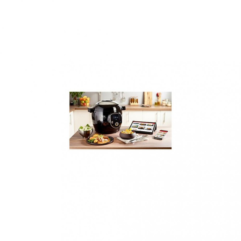 Мультиварка-cкороварка Tefal Cook4me + Connect CY855830