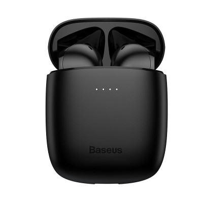 Навушники TWS ( `повністю бездротові`) Baseus W04 Black (NGW04-01)