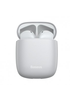 Навушники TWS ("повністю бездротові") Baseus W04 White (NGW04-02)