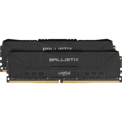Оперативна пам'ять Crucial 16 GB (2x8GB) DDR4 3000 MHz Ballistix Black (BL2K8G30C15U4B)