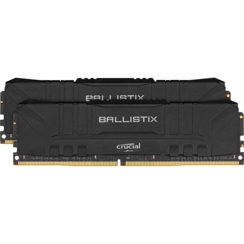 Оперативна пам'ять Crucial 16 GB (2x8GB) DDR4 3000 MHz Ballistix Black (BL2K8G30C15U4B)