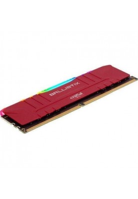 Оперативна пам'ять Crucial 16 GB (2x8GB) DDR4 3000 MHz Ballistix RGB Red (BL2K8G30C15U4RL)