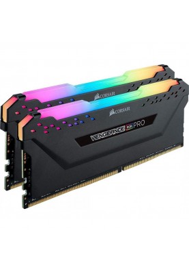 Пам'ять Corsair 32 GB (2x16 GB) DDR4 3600 MHz Vengeance RGB Pro (CMW32GX4M2D3600C18)