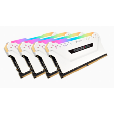 Пам'ять Corsair VENGEANCE® RGB PRO 32GB (4 x 8GB) DDR4 DRAM 3600MHz C18 MEMORY KIT WHITE (CMW32GX4M4C3600C18W)