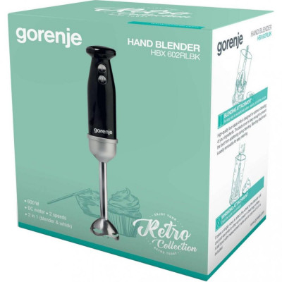 Занурювальний блендер Gorenje HBX602RLBK Занурювальний блендер Gorenje HBX602RLBK