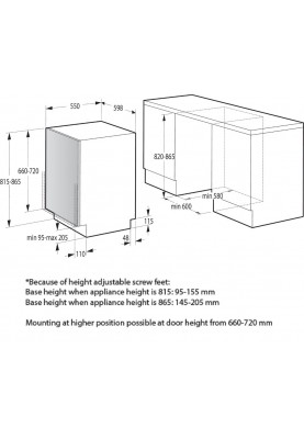 Посудомоечная машина Gorenje GV620E10