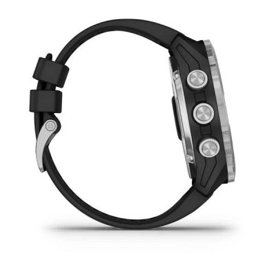 Смарт-годинник Garmin Descent Mk2 Stainless Steel with Black Band (010-02132-00/10) Смарт-годинник Garmin Descent Mk2 Stainless Steel with Black Band (010-02132-00/10)