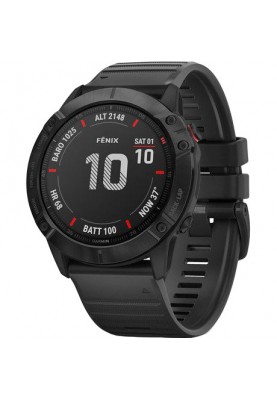 Спортивные часы Garmin Fenix 6X Pro Black with Black Band (010-02157-01/00)