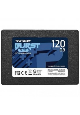 SSD накопичувач PATRIOT Burst Elite 120 GB (PBE120GS25SSDR)