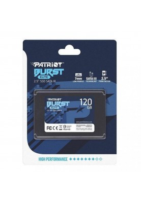 SSD накопичувач PATRIOT Burst Elite 120 GB (PBE120GS25SSDR)