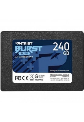 SSD накопичувач PATRIOT Burst Elite 240 GB (PBE240GS25SSDR)