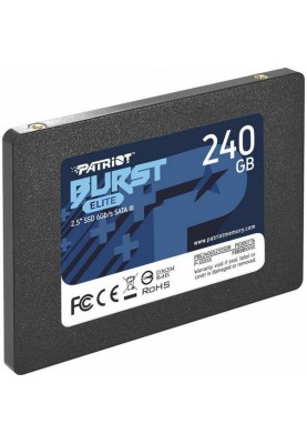 SSD накопичувач PATRIOT Burst Elite 240 GB (PBE240GS25SSDR)