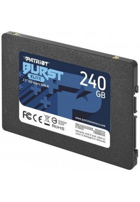 SSD накопичувач PATRIOT Burst Elite 240 GB (PBE240GS25SSDR)