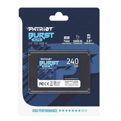 SSD накопичувач PATRIOT Burst Elite 240 GB (PBE240GS25SSDR)