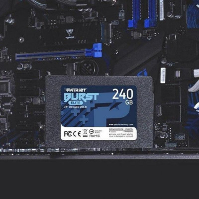 SSD накопичувач PATRIOT Burst Elite 240 GB (PBE240GS25SSDR)