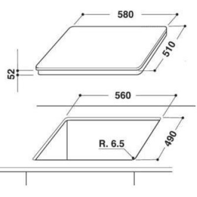 Варильна поверхня електрична Whirlpool ACM 823/NE