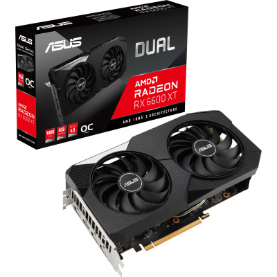 Відеокарта ASUS DUAL RX 6600XT OC 8GB GDDR6 (90YV0GN1M0NA00)