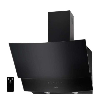 Вытяжка наклонная Ventolux ANCONA 60 BK (1000) TRC SD