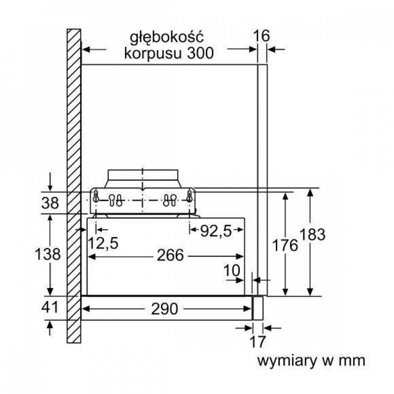 Витяжка телескопічна Bosch DFL063W56