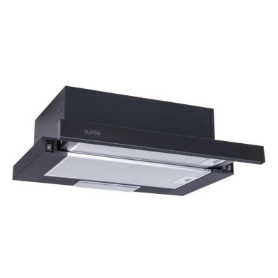Вытяжка телескопическая Ventolux GARDA 50 BK (700) SLIM