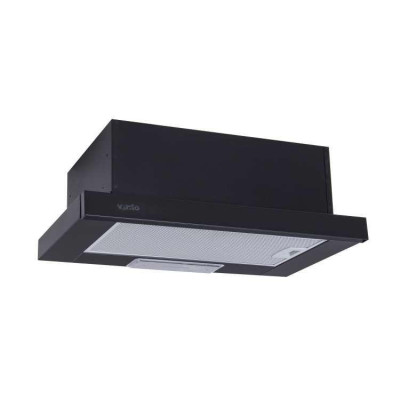 Вытяжка телескопическая Ventolux GARDA 50 BK (700) SLIM