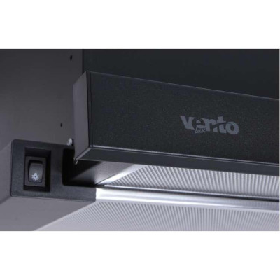 Вытяжка телескопическая Ventolux GARDA 50 BK (700) SLIM