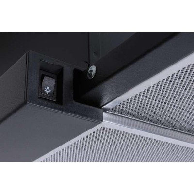 Вытяжка телескопическая Ventolux GARDA 50 BK (700) SLIM