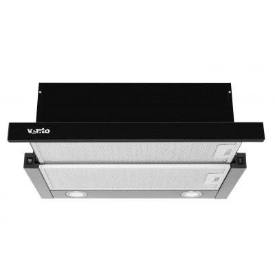 Вытяжка телескопическая Ventolux GARDA 60 BK (1000) LED