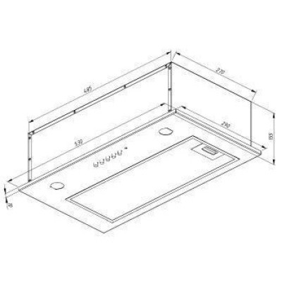Вытяжка встраиваемая AKPO WK-7 Micra Inox