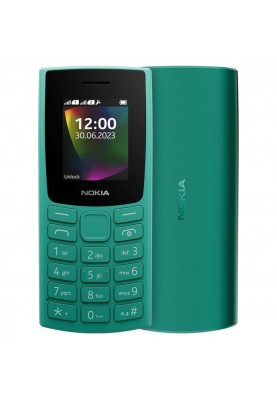 Мобільний телефон Nokia 106 DS 2023 Emerald Green (1GF019BPJ1C01)