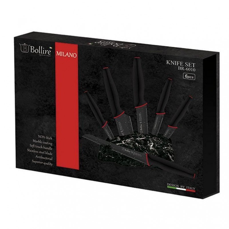 Набір ножів із 6 предметів Bollire BR-6010