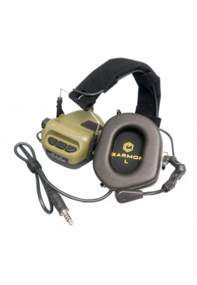 Тактичні навушники Opsmen EARMOR M32 MOD3 з радіо гарнітурою Green