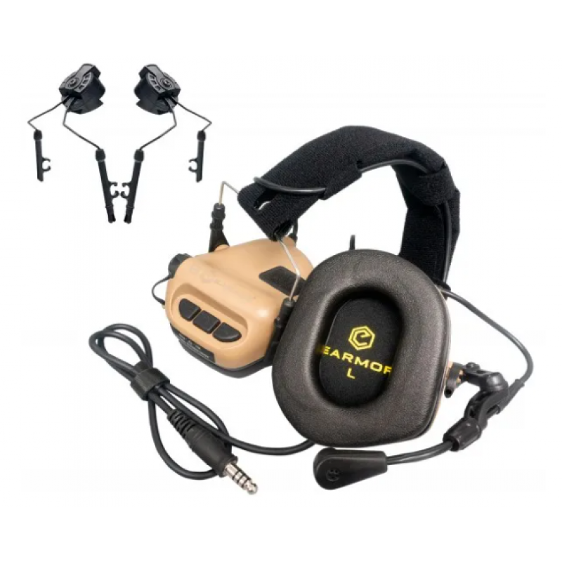 Тактичні активні навушники Opsmen EARMOR M32H MOD3 Coyote M11